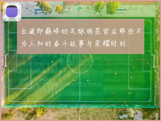 出道即巅峰的足球明星背后那些不为人知的奋斗故事与荣耀时刻