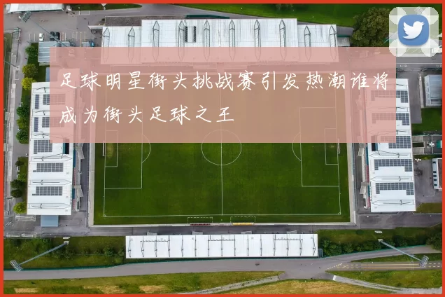 足球明星街头挑战赛引发热潮谁将成为街头足球之王