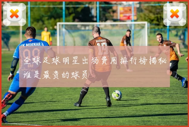 全球足球明星出场费用排行榜揭秘谁是最贵的球员